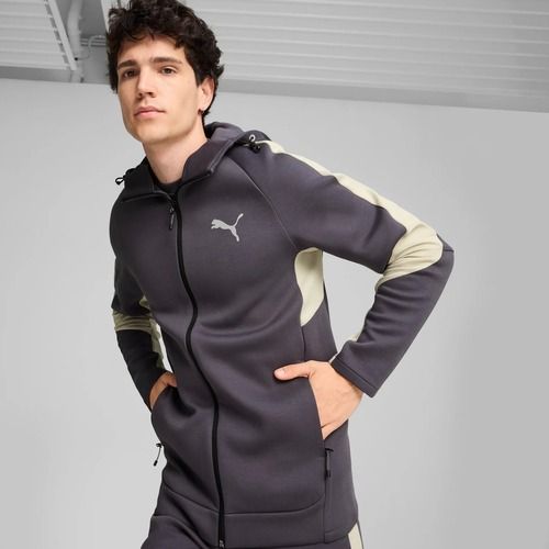 Pánská mikina PUMA Evostripe Hoodie FZ DK galactic gr