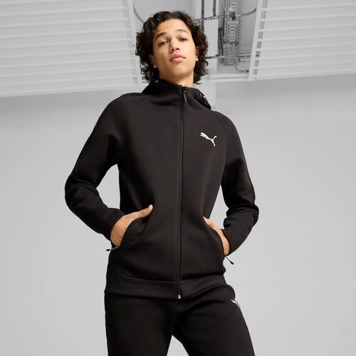 Pánská mikina PUMA Evostripe Hoodie FZ DK puma black