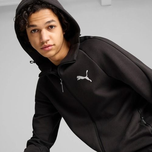 Pánská mikina PUMA Evostripe Hoodie FZ DK puma black