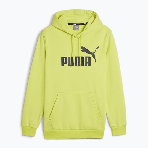 Pánská mikina PUMA Essentials Big Logo Hoodie FL lime sheen