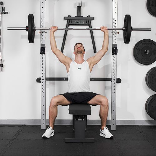 Posilovací věž XTREXO Mercury s lavicí a držákem na závaží black