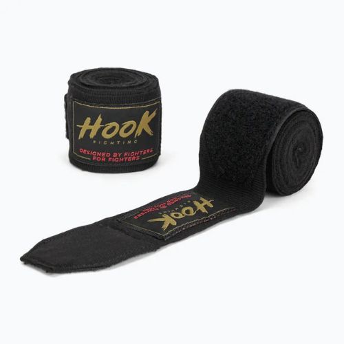 Boxerské bandáže HOOK FIGHTING TX0-B4M0045 400 cm black