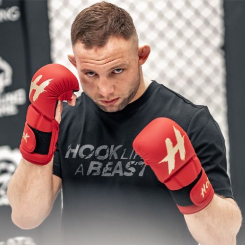 Sparringové rukavice MMA HOOK FIGHTING TX0-B4M0016 red