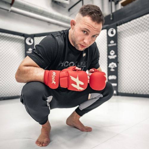 Sparringové rukavice MMA HOOK FIGHTING TX0-B4M0016 red