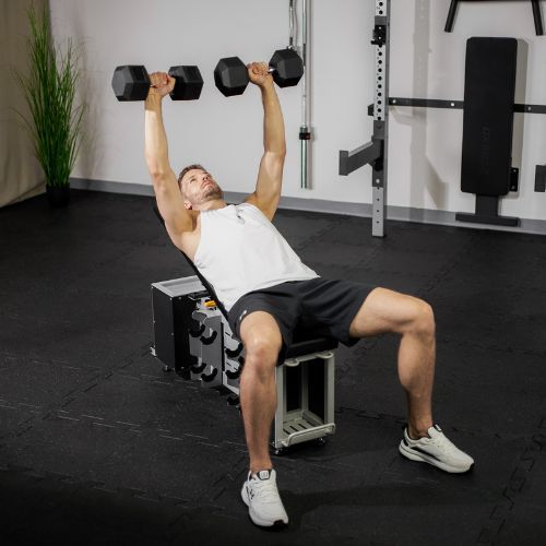 Nastavitelná tréninková lavice XTREXO Storage black