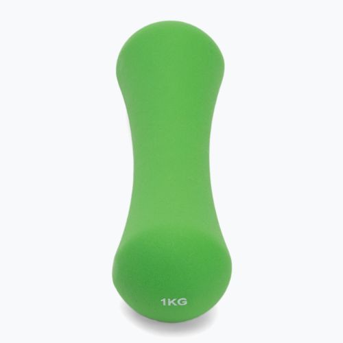 Neoprenová činka TREXO TX0-B4M008 1 kg green