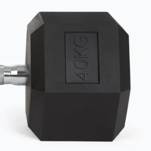 Pogumované činky XTREXO Hex 40 kg 