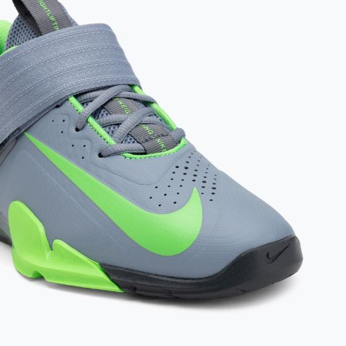 Vzpěračské boty Nike Savaleos ashen slate/green strike/anthracite