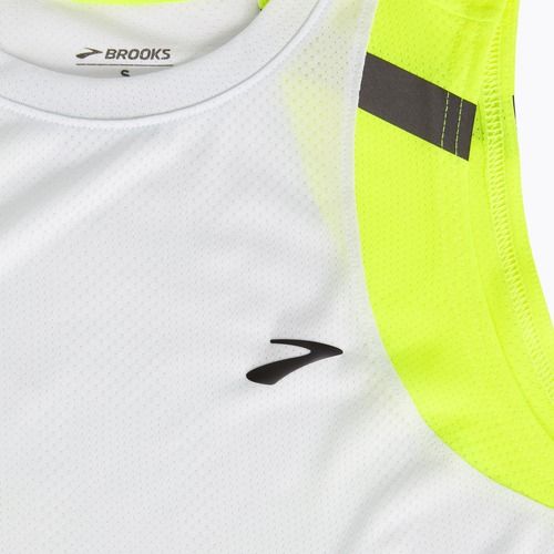 Dámské běžecké tričko Brooks Carbonite Tank icy grey/nightlife jacquard