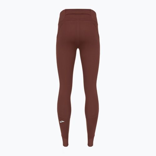 Dámské běžecké legíny Brooks Momentum Thermal Tight raisin