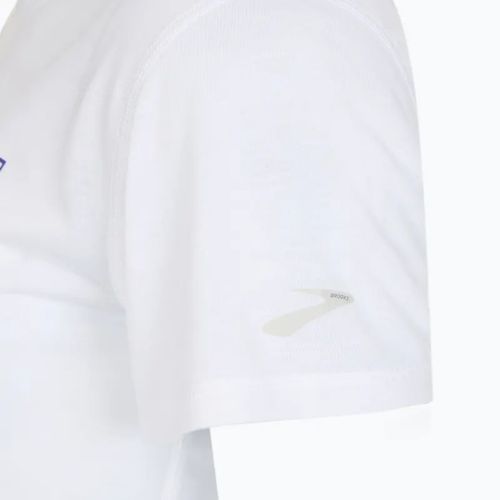 Dámské běžecké tričko Brooks International Women'S Day white/purple/orange