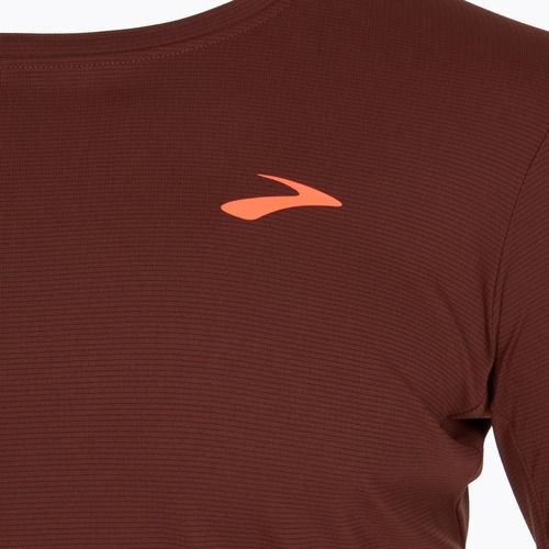 Pánské tričko Longsleeve Brooks Atmosphere run raisin
