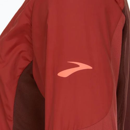Pánská běžecká bunda Brooks Fusion Hybrid copper/run raisin