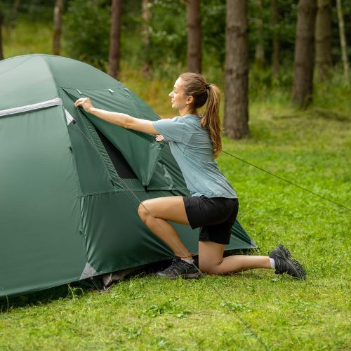 Kempinkový stan pro 3 osoby KADVA Kempinkový stan green