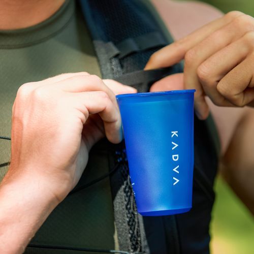 Hrnček KADVA měkká softflask Flowbie 200 ml modrý
