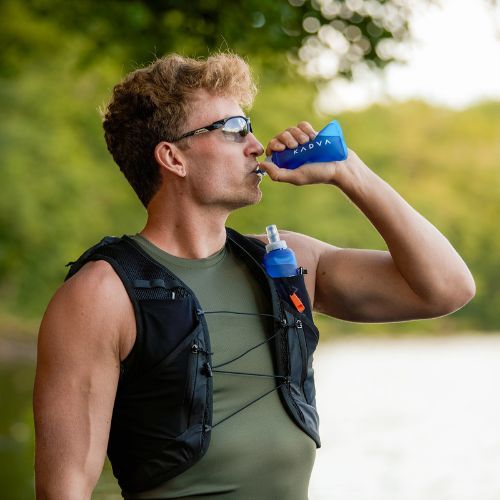 cyklistické šortky Softflask KADVA Flowbie 150 ml blue