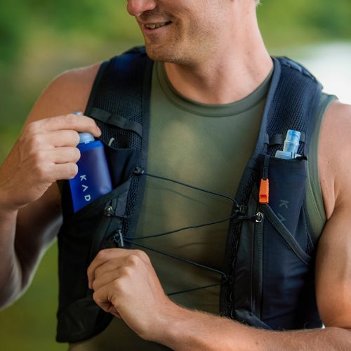 Softflask KADVA Flowbie 150 ml modrý
