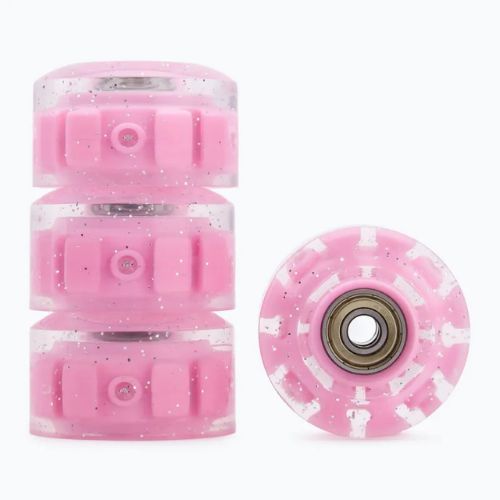 Kolečka k bruslím ATTABO Diamond 4 ks pink