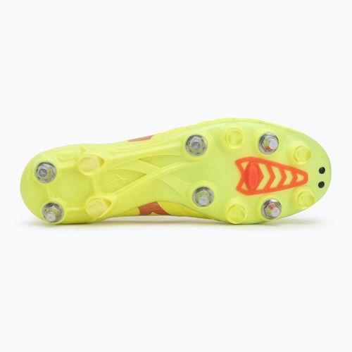 Pánské kopačky Mizuno Morelia Neo IV β Elite MIX safety yellow/fiery coral 2/safety yellow 