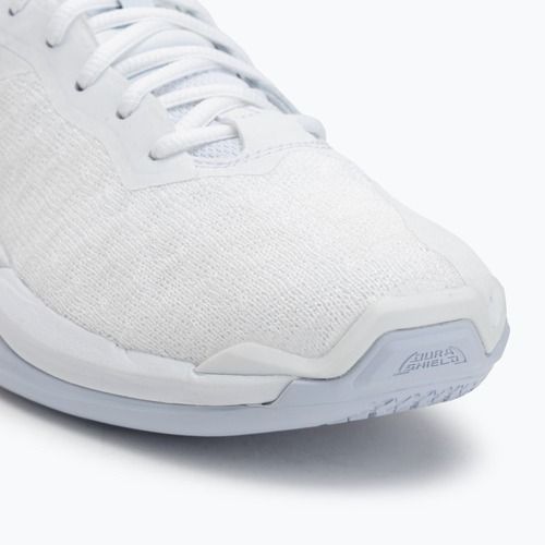 Dámské házenkářské boty Mizuno Wave Stealth Neo white/navy peony/peach parfait