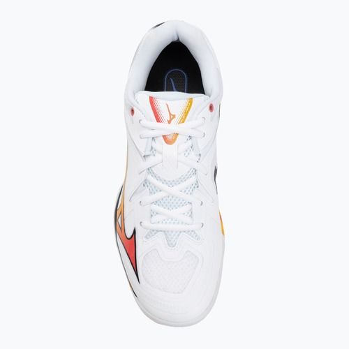 Badmintonové boty Mizuno Wave Claw 3 white/citrus/calypso coral
