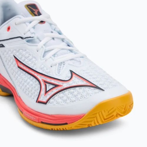 Tenisové boty Mizuno Wave Exceed Tour 6 CC white/baritone blue/fiery coral 2