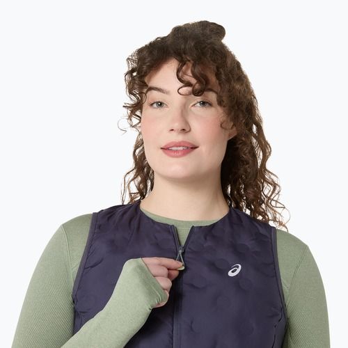Dámská vesta ASICS Nagino Run Padded Gilet indigo fog