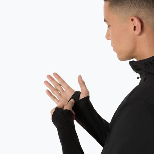 Pánská běžecká mikina ASICS Road Winter Hoodie performance black