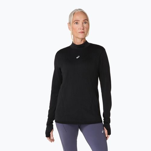 Dámské běžecké tričko Longsleeve ASICS Road Winter Seamless performance black