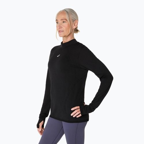 Dámské běžecké tričko Longsleeve ASICS Road Winter Seamless performance black