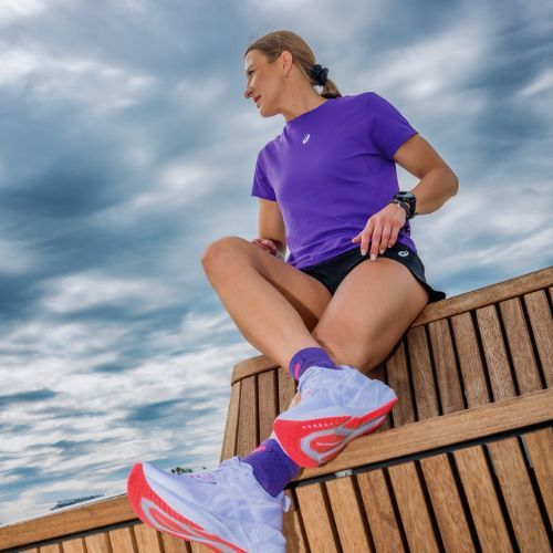 Dámské běžecké boty ASICS Novablast 5 Tokyo vapor/edo purple