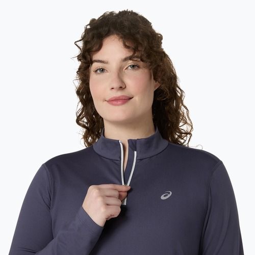 Dámské běžecké tričko Longsleeve ASICS Core LS Half Zip Winter indigo fog 
