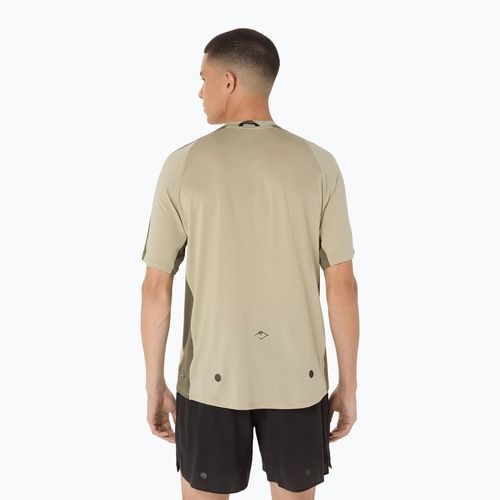 Pánské běžecké tričko ASICS Fujitrail Elite Top khaki/mantle green