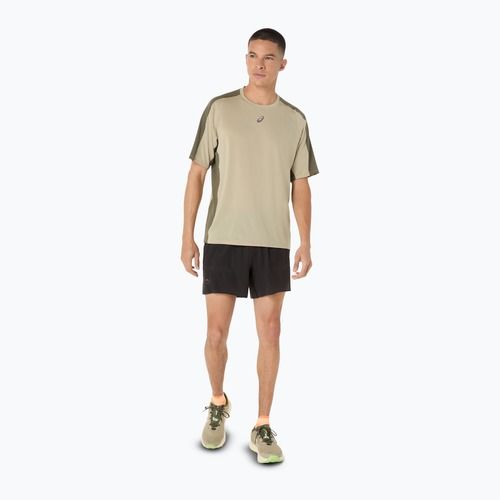 Pánské běžecké tričko ASICS Fujitrail Elite Top khaki/mantle green