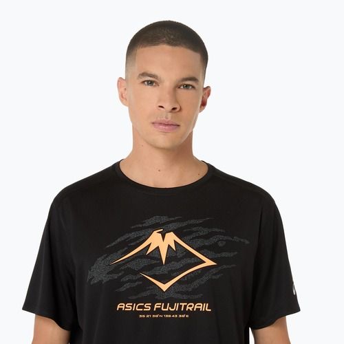 Pánské běžecké tričko ASICS Fujitrail Logo SS performance black