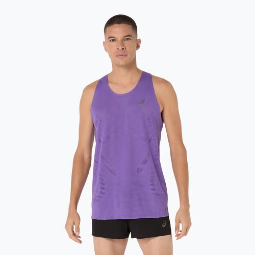 Pánské běžecké tričko ASICS Metarun Singlet edo purple