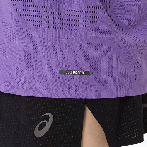 Pánské běžecké tričko ASICS Metarun Singlet edo purple