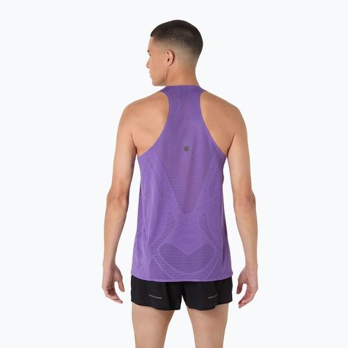 Pánské běžecké tričko ASICS Metarun Singlet edo purple
