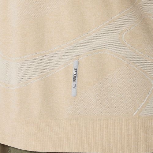 Pánské běžecké tričko ASICS Road Seamless cream