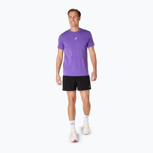 Pánské běžecké tričko ASICS Road Seamless edo purple