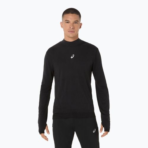 Pánské běžecké tričko Longsleeve ASICS Road Winter Seamless performance black