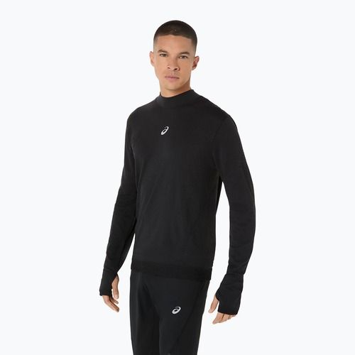 Pánské běžecké tričko Longsleeve ASICS Road Winter Seamless performance black