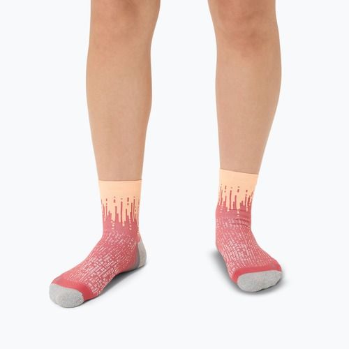 PonožkyASICS Performance Run Quarter bright orange/black