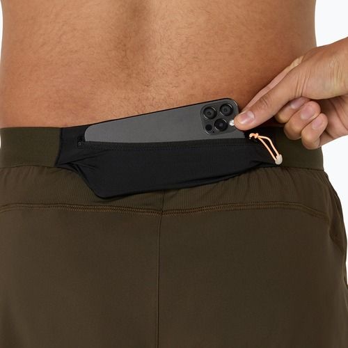 Pánské běžecké šortky ASICS Road 5IN brown stone