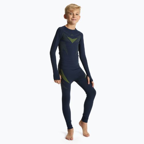Dětský set termoprádla KADVA ALPINESTEP THERMO LIGHT PLUS navy / green