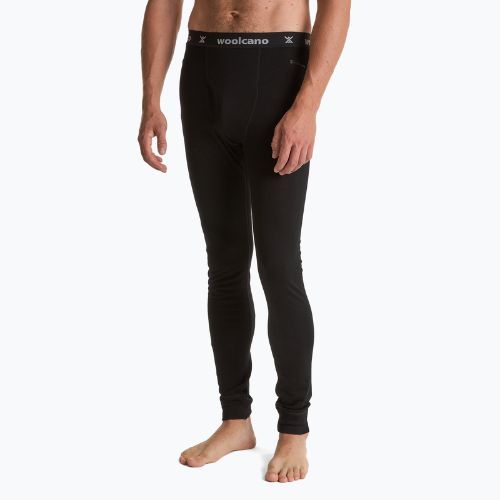 Pánské termo kalhoty WOOLCANO 100% Merion PANT0539 black