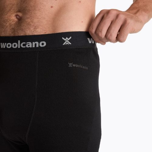 Pánské termo kalhoty WOOLCANO 100% Merion PANT0539 black