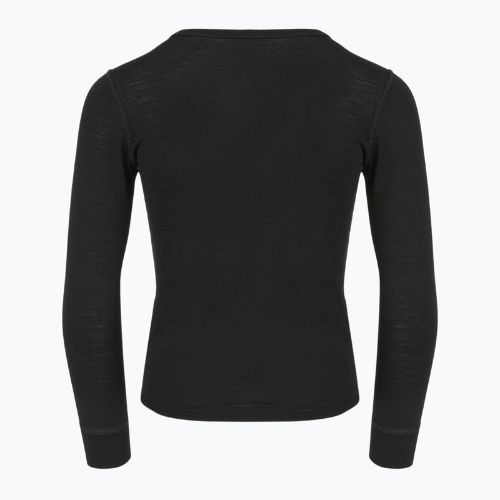 Dětská termo mikina WOOLCANO termoaktywna 100% MERINO TOP00947 black