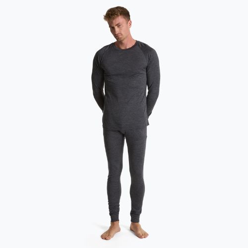 Pánská termo mikina 100% WOOLCANO MERINO TOP0538 gray