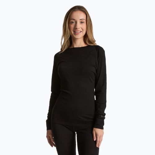 Dámská termomikina WOOLCANO 100% Merino TOP0541 black